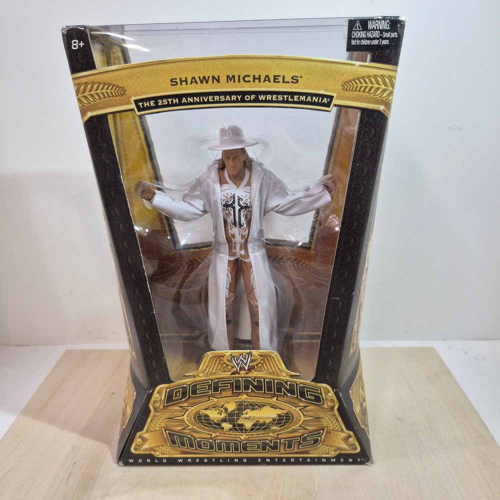 WWE Defining Moments Shawn Michaels WrestleMania 25 Figure Mattel V4619